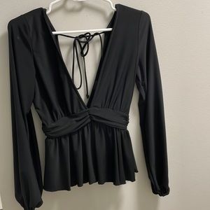 NEVER WORN black VNECK